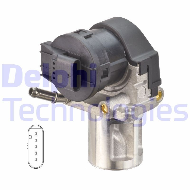 Original DELPHI Exhaust gas recirculation valve EG10627-12B1 for MERCEDES-BENZ 124-Series