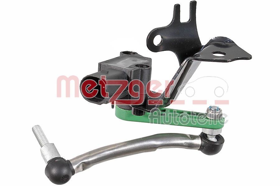 METZGER Front Axle Right, with coupling rod, with holding frame Sensor, Xenon light (headlight range adjustment) 0901426 buy