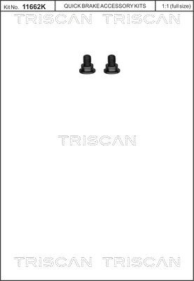 TRISCAN 8105116003 Bolt, brake disc 34 21 1 16 18 06