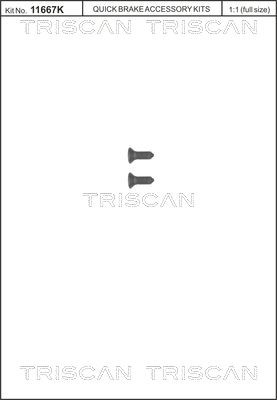 Opel ASTRA Bolt, brake disc TRISCAN 8105 116008 cheap