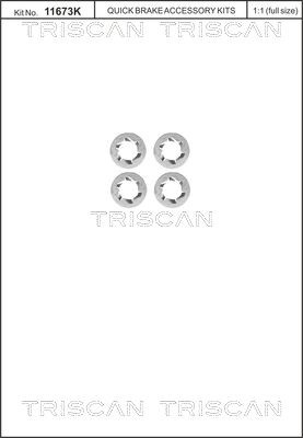 TRISCAN 8105 116014 Bolt, brake disc FORD S-MAX 2006 in original quality