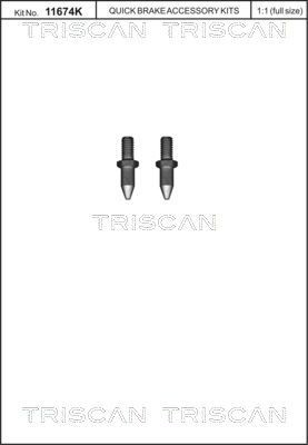 TRISCAN 8105 116015 Bolt, brake disc ALFA ROMEO 147 2000 price