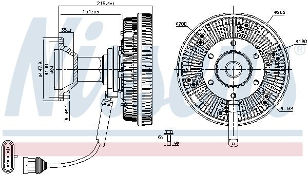 NISSENS 86242 Fan clutch IVECO experience and price