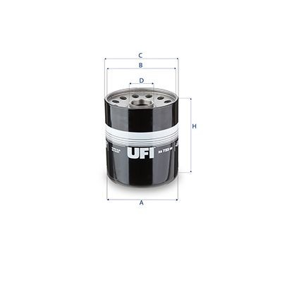 UFI 23.723.00 Oil filter DZ 101880