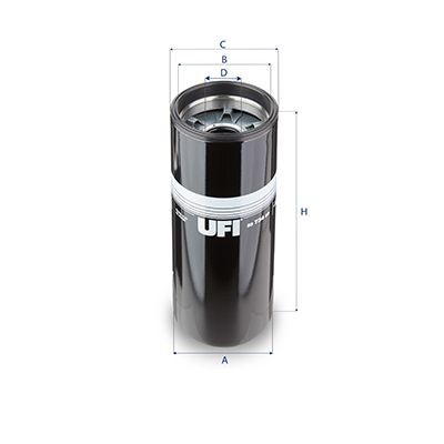 UFI 23.734.00 Oil filter 324617A1