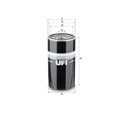 UFI Spin-on Filter Height: 217mm Inline fuel filter 24.479.00 buy