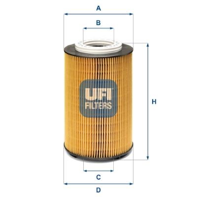 UFI 25.235.00 Oil filter 51 05501 0009