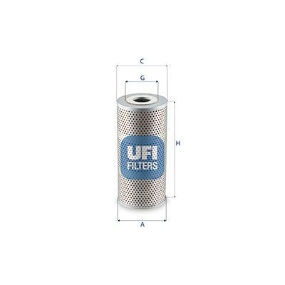 UFI 25.672.00 Oil filter 1754-91-1580