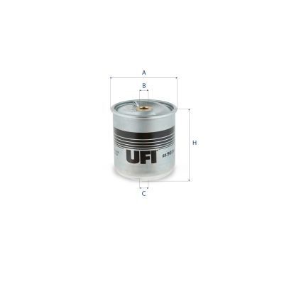 UFI Spin-on Filter Inner Diameter 2: 12,5, 10mm, Ø: 92mm, Height: 122mm Oil filters 25.903.00 buy