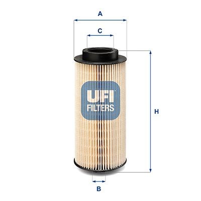 UFI 26.150.00 Fuel filter 51125030112