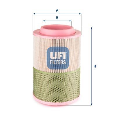UFI 415mm, 227mm, Filter Insert Height: 415mm Engine air filter 27.D64.00 buy