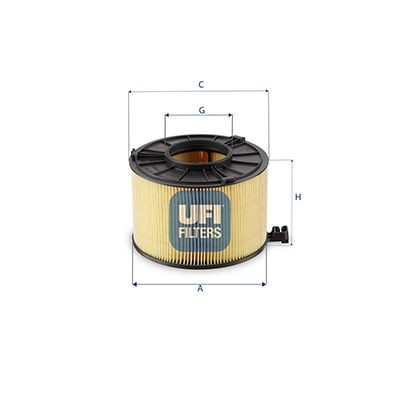 UFI 27.G10.00 Air filter 8W0 133 843 E