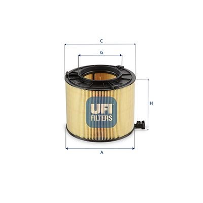 Original UFI Engine air filters 27.G11.00 for AUDI A4