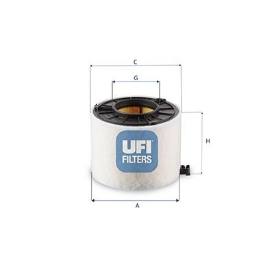 Original UFI Engine filter 27.G33.00 for AUDI A4