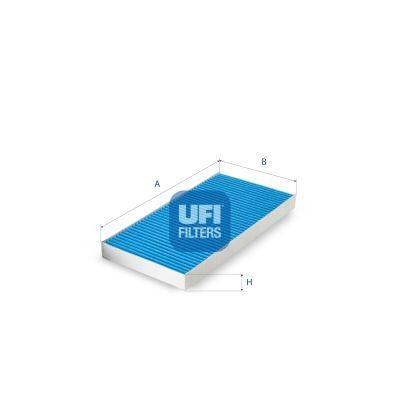 UFI Activated Carbon Filter, 306 mm x 219 mm x 30 mm Width: 219mm, Height: 30mm, Length: 306mm Cabin filter 34.292.00 buy