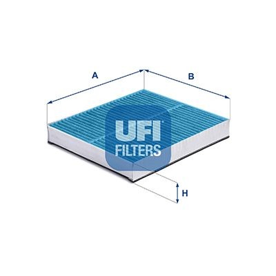 Filtr kabinowy przeciwpyłkowy Infiniti EX 2016 w oryginalnej jakości UFI 34.320.00
