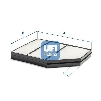 UFI Filter Insert, 312 mm x 226 mm x 37 mm Width: 226mm, Height: 37mm, Length: 312mm Cabin filter 53.459.00 buy