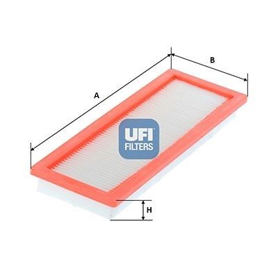 UFI Filter Insert, 105 mm x 308 mm x 25 mm Width: 308mm, Height: 25mm, Length: 105mm Cabin filter 53.482.00 buy