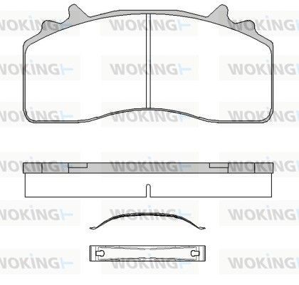 JCA184100 ROADHOUSE Front Axle Height: 104,3mm, Thickness: 30mm Brake pads JSX 21841.00 buy