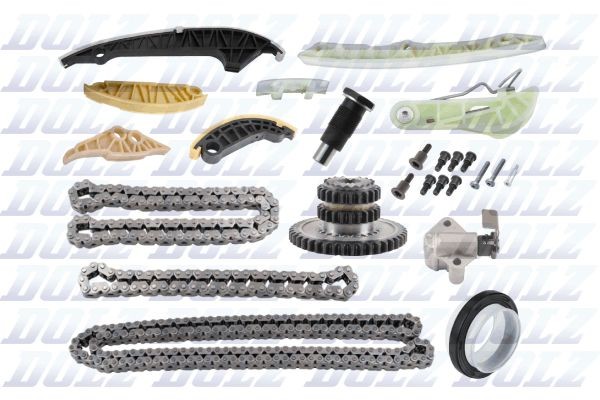 SKCA009 DOLZ Timing chain set TOYOTA with gears, Closed chain