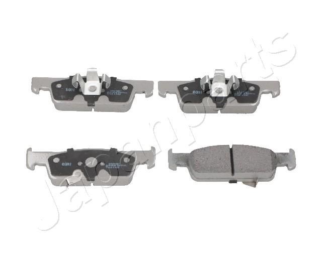 JAPANPARTS with acoustic wear warning Height: 41,8mm, Width: 140,2mm, Thickness: 18,0mm Brake pads PA-M01AF buy