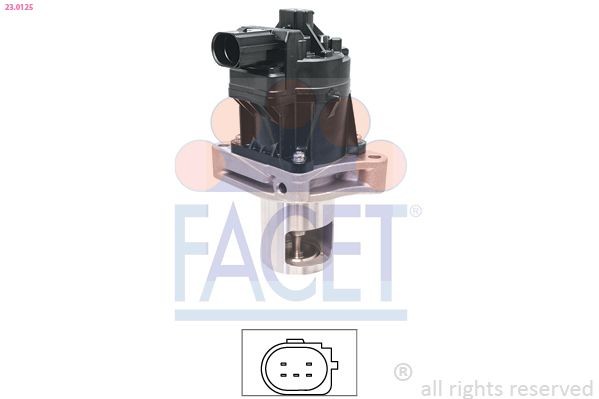 EPS 1.963.125 FACET 230125 EGR valve OPEL Astra K Sports Tourer (B16) 1.6 BiTurbo 150 hp Diesel 2018 price