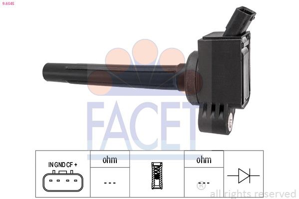 Great value for money - FACET Ignition coil 9.6545