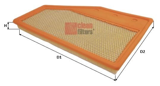 CLEAN FILTER Air filter diesel and petrol OPEL Insignia B Country Tourer (Z18) new MA3503