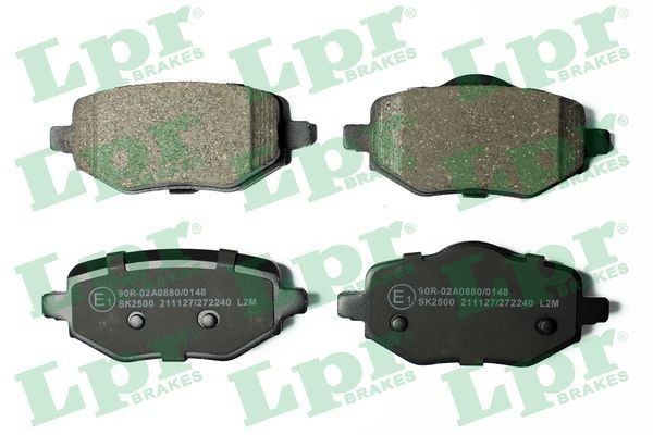 Original LPR Brake pad kit 05P2240 for OPEL CORSA