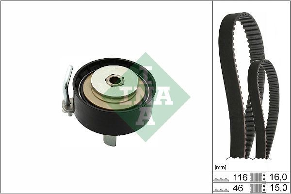 INA 530074510 Timing belt tensioner pulley 1 765 052