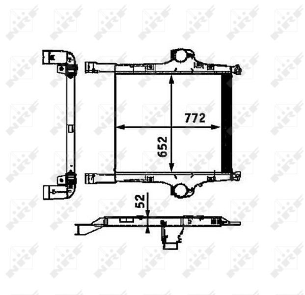 NRF 30452X Ladeluftkühler für IVECO Stralis LKW in Original Qualität