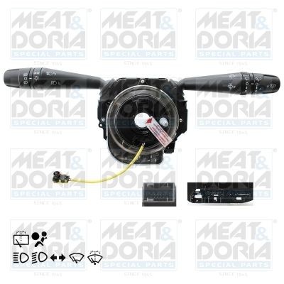 231690 MEAT & DORIA Indicator switch FIAT with cornering light