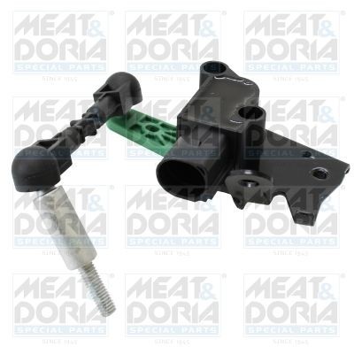 Sensor, xenon light (headlight range adjustment) MEAT & DORIA Front Axle Left - 38028