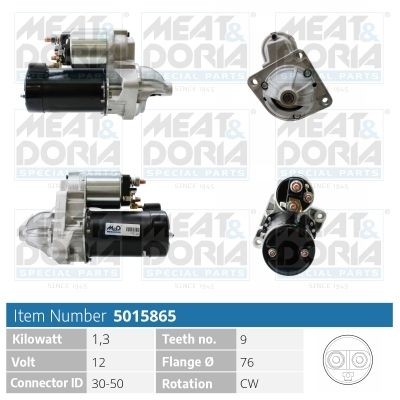 MEAT & DORIA 5015865 Starter motor 12 41 7 835 735