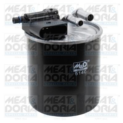 MEAT & DORIA with connection for water sensor, 8mm, 10mm Height: 100mm Inline fuel filter 5140 buy