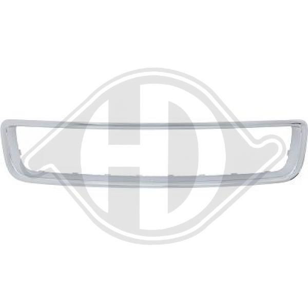 DIEDERICHS 2286841 Front grill VW TOUAREG 2003 in original quality