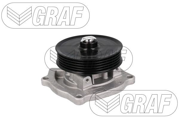 GRAF with seal, without lid, Mechanical, Metal, Water Pump Pulley Ø: 95 mm, for v-ribbed belt use Water pumps PA1441 buy