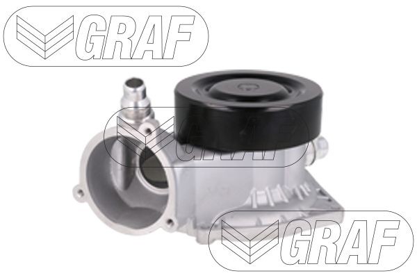 GRAF with seal, Mechanical, Plastic, Water Pump Pulley Ø: 116 mm, for v-ribbed belt use Water pumps PA1451 buy