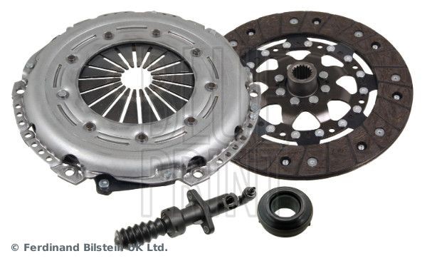 BLUE PRINT three-piece, with synthetic grease, with clutch release bearing, with clutch slave cylinder, 229mm Ø: 229mm Clutch replacement kit ADBP300181 buy