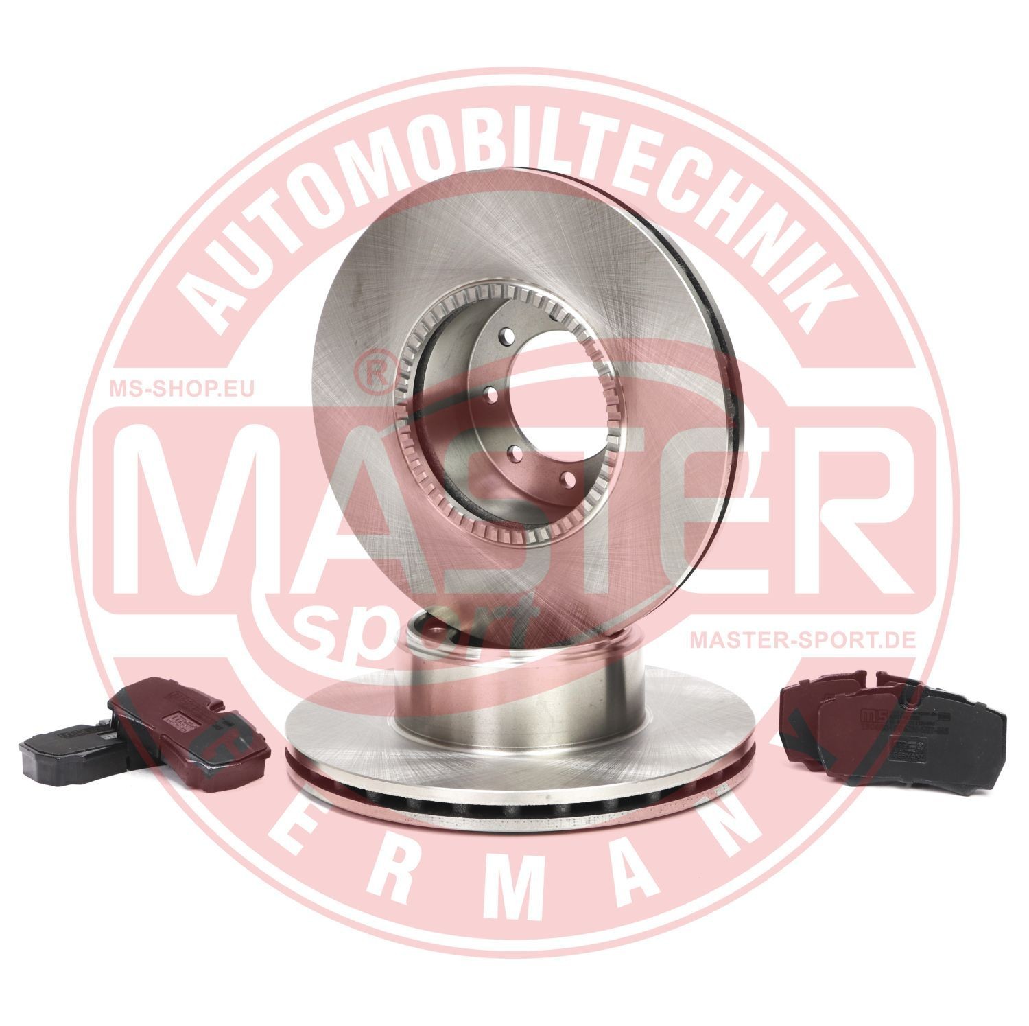MASTER-SPORT Brake disc and pads set 202402281 for IVECO Daily