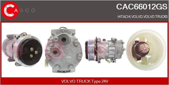 CAC66012GS CASCO Klimakompressor für IVECO online bestellen