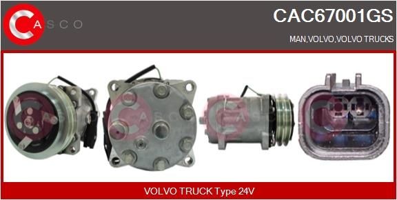 CAC67001GS CASCO Klimakompressor für VOLVO online bestellen