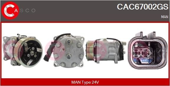 CAC67002GS CASCO Klimakompressor für IVECO online bestellen