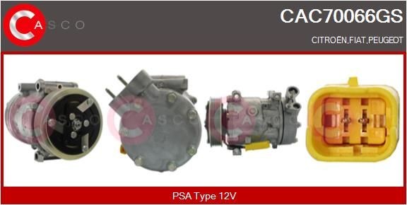 CASCO CAC70066GS Air conditioning compressor 9686061880