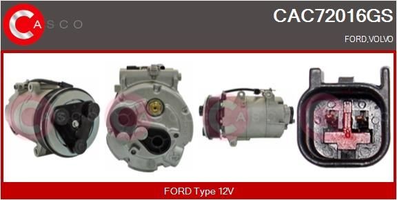CASCO CAC72016GS Air conditioning compressor 1437620