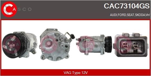 CASCO CAC73104GS Air conditioning compressor 1J0820803G