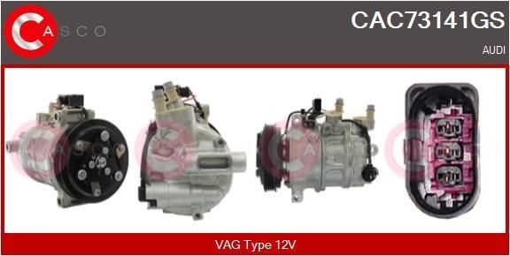 CASCO CAC73141GS Audi A6 2021 Air conditioning pump