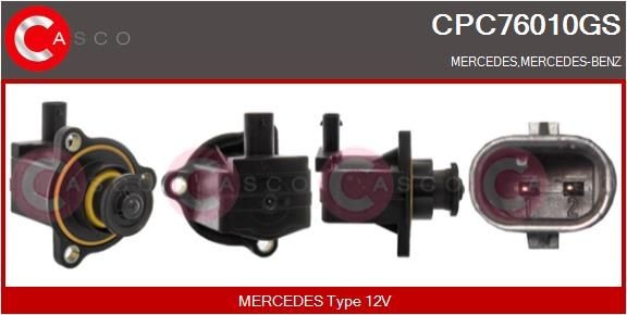 CASCO Diverter valve, charger MERCEDES-BENZ A-Class (W176) new CPC76010GS
