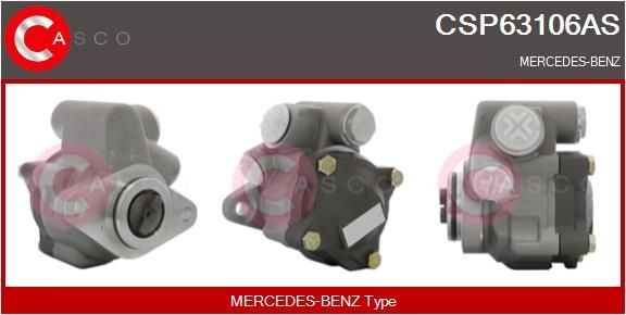 CASCO CSP63106AS Servopumpe für MERCEDES-BENZ ZETROS LKW in Original Qualität