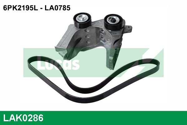 LUCAS LAK0286 Serpentine belt XL2E-8620B-A